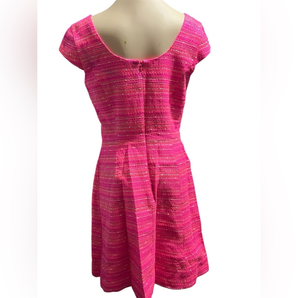 Lilly Pulitzer Vibrant Pink and Gold Mini Dress - Picture 7 of 12